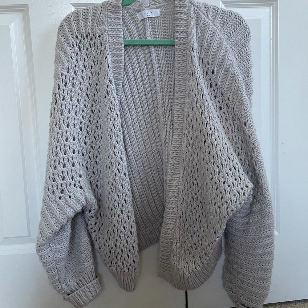 Chunky Grey Cardigan
